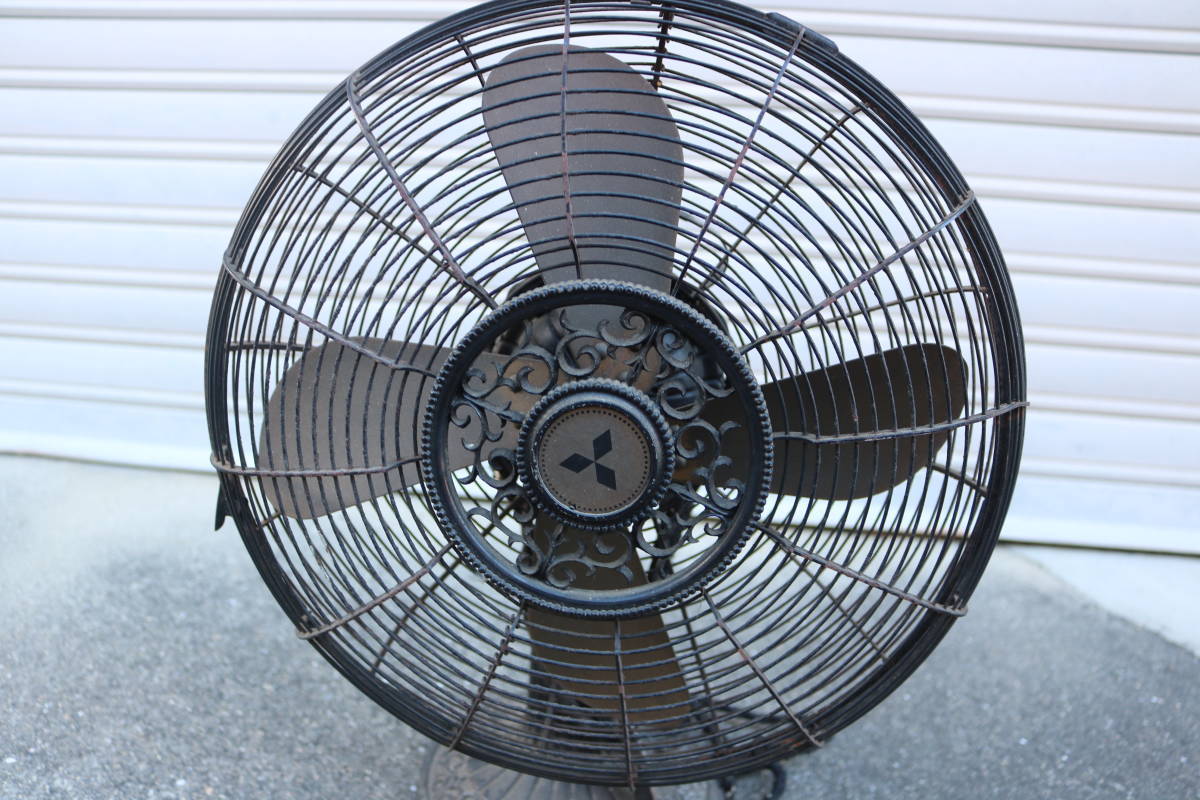 扇風機 アンティーク - 三菱 レトロ 三菱電機「初号扇」より古い 