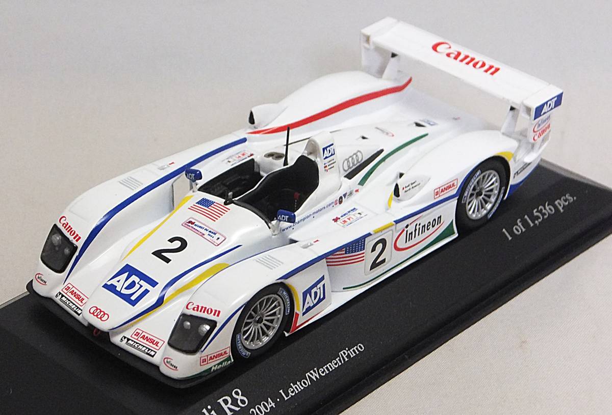 おもちゃ 1/43 アウディ Audi R8 Winner ルマン 2004年 優勝