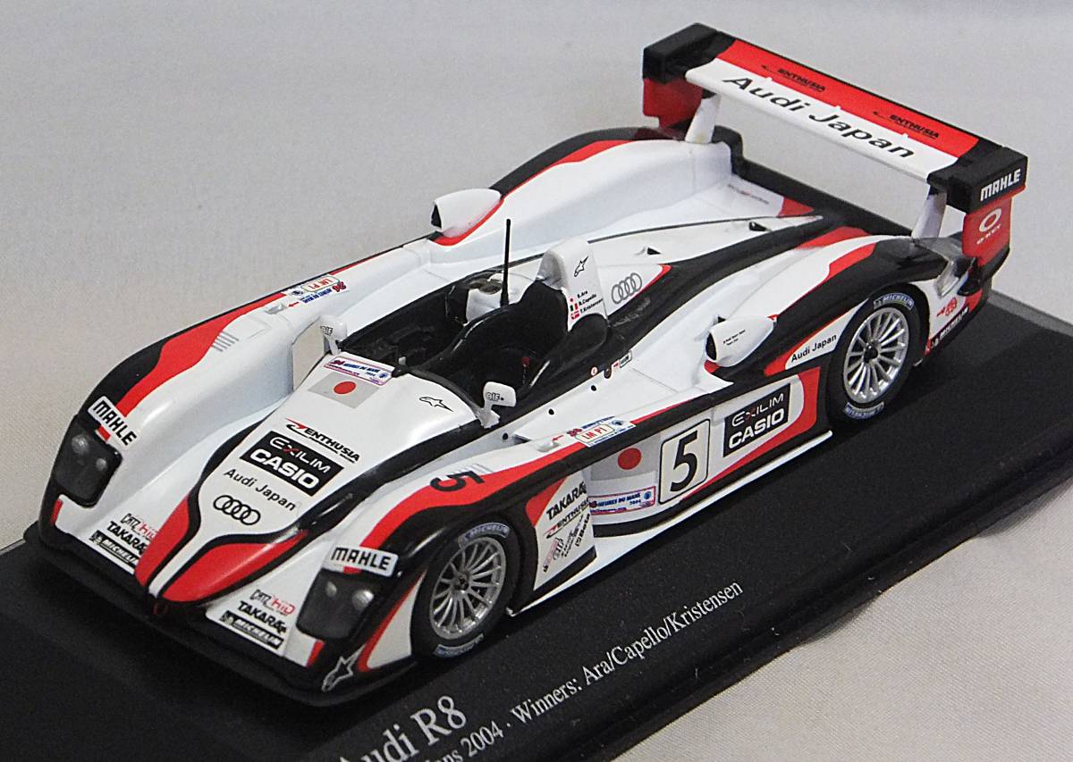 おもちゃ 1/43 アウディ Audi R8 Winner ルマン 2004年 優勝