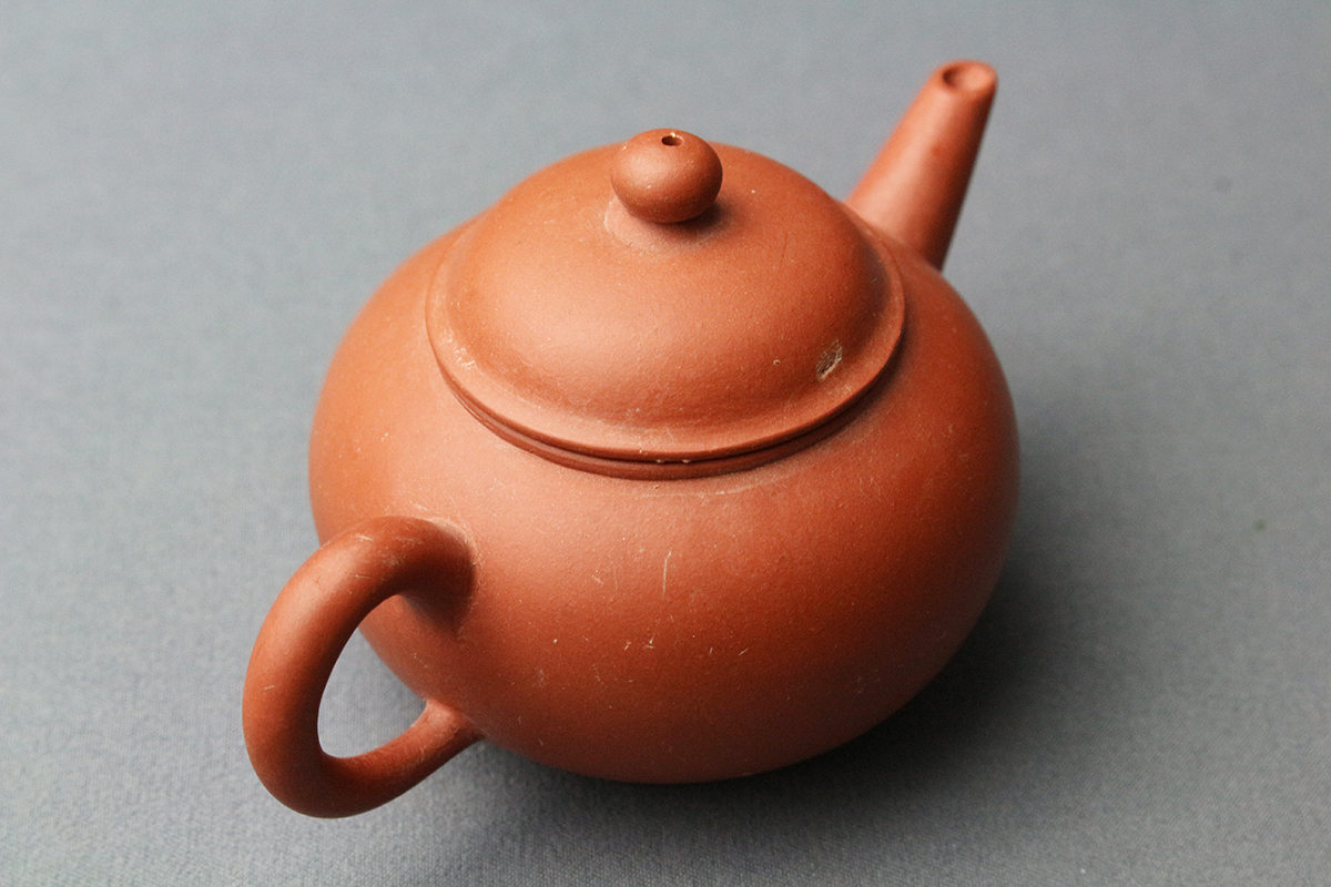 75 荊渓恵孟臣製 朱泥 急須 茶壺 煎茶道具 煎茶道具 朱泥