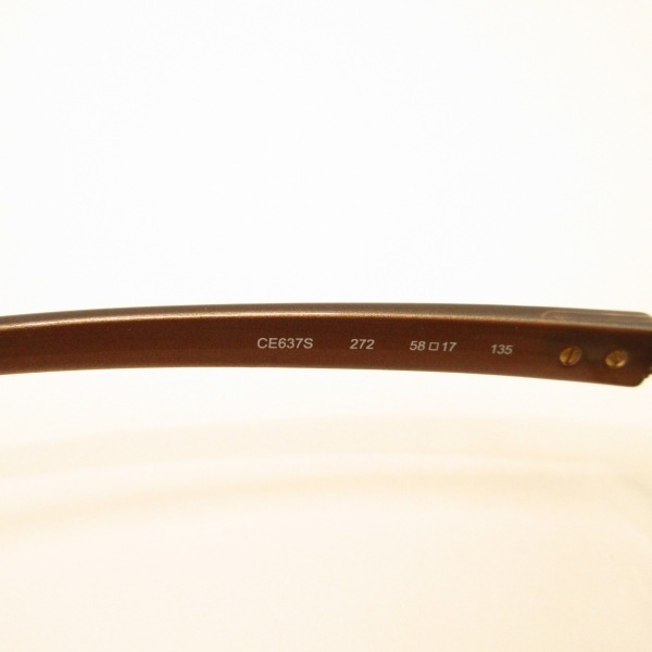 サングラス Chloe クロエ 0 1 2 クロエ Chloe CE637S - プラスチック ブラウン サングラス