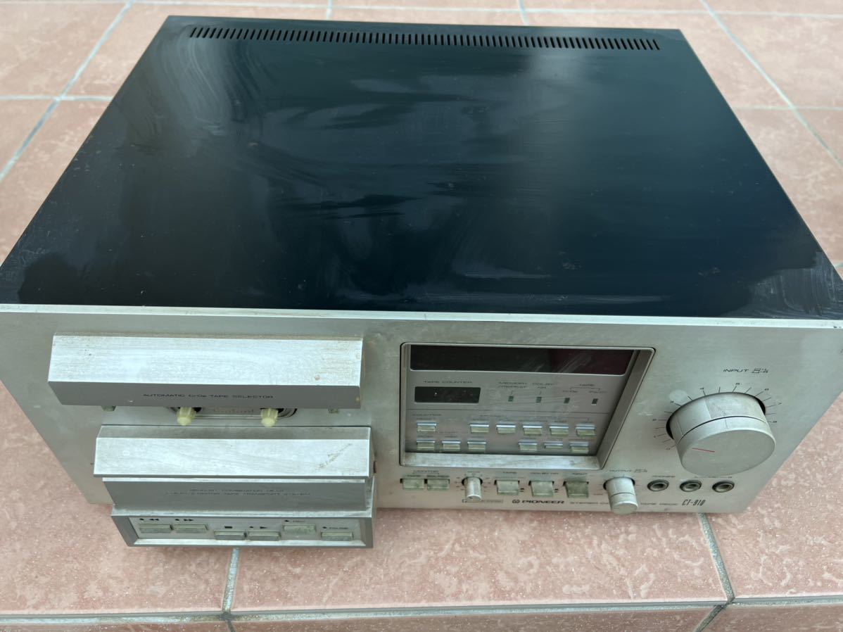 Pioneer パイオニア　CT-910 カセットデッキ本体 Pioneer カセットデッキ パイオニア CT-910 (カセットデッキ) Yahoo