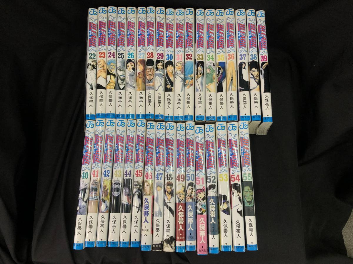 Bleach 22巻 55巻 コミック セット ブリーチ 集英社 久保帯人 セットコミック 漫画 マンガ アニメ 少年 売買されたオークション情報 Yahooの商品情報をアーカイブ公開 オークファン Aucfan Com
