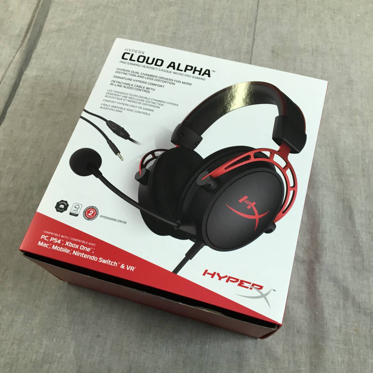 Cloud Alpha HyperX ワイヤレスゲーミングヘッドセット 0 ヘッドセット