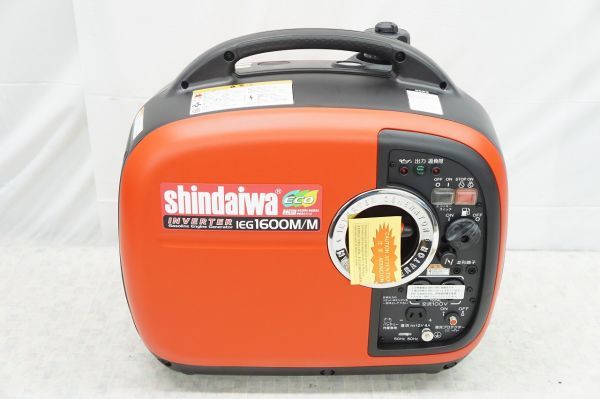 [新品未使用品] 新ダイワ 防音型エンジン発電機 IEG1600M/M 取扱説明書、元箱付き □H051214z