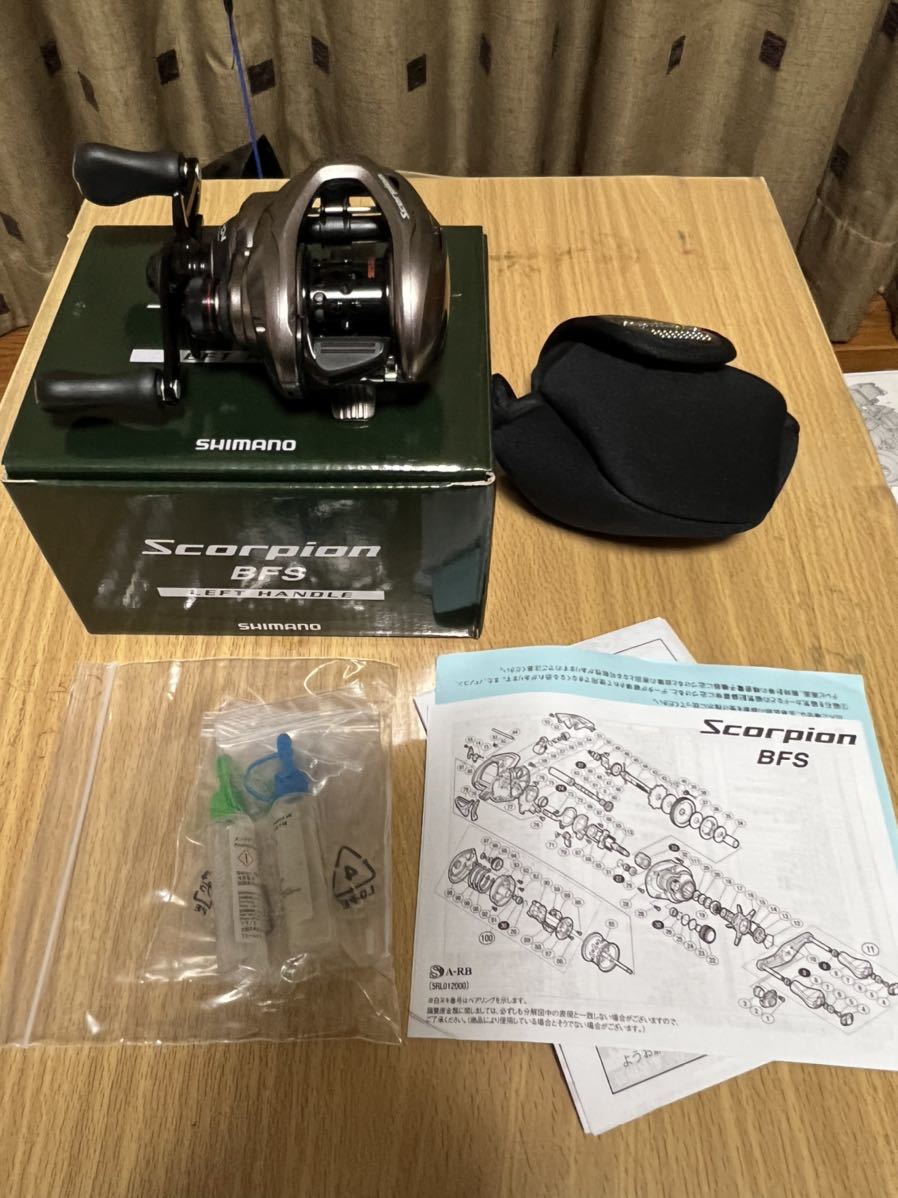 【新作，格安】 シマノ スコーピオンBFS左巻きソフトケース付き(シマノ)｜売買されたオークション情報、yahooの商品情報をアーカイブ公開 - オークファン シマノ