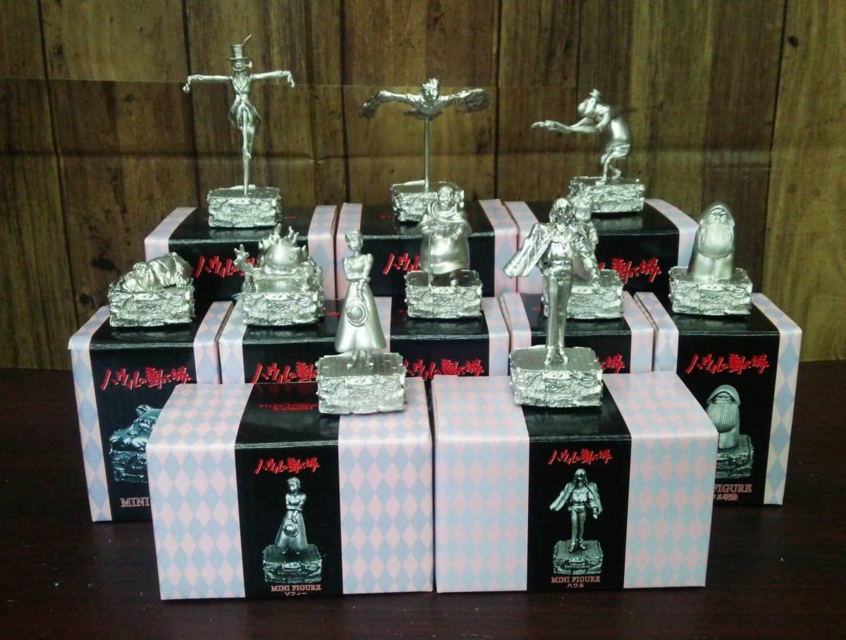 E02-7983 中古品 ハウルの動く城 ミニフィギュア 10体セット ホワイト