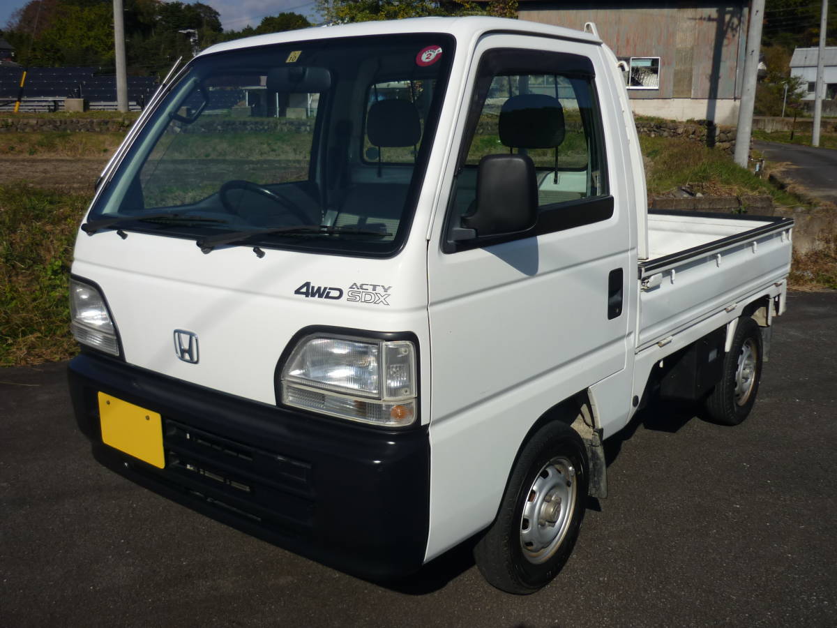 エアコン付きＨＡ４型HONDAアクティトラック４ＷＤ５速MT ETC車検令和9年 アクティトラック ホンダ 4WD 4WD HA4の中古車を探すならグーネット