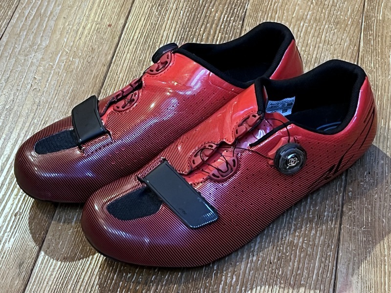 SHIMANO RC7 SH-RC700 赤 サイズ EU43 27.2cm ワイド 中古 良品