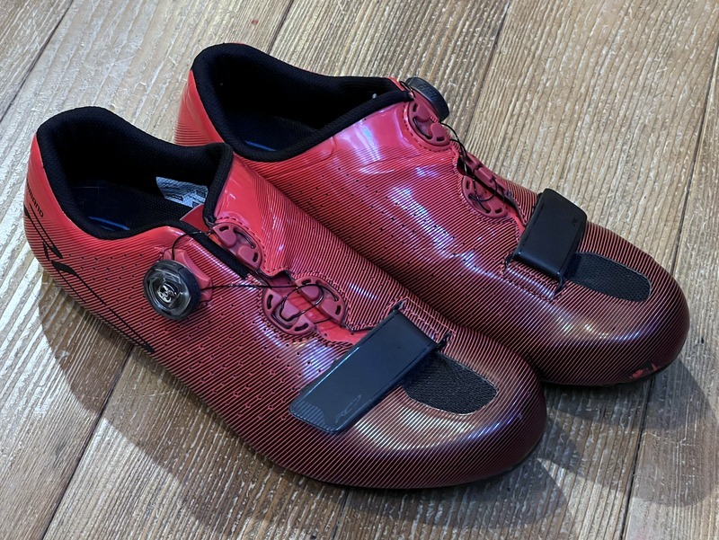 SHIMANO RC7 SH-RC700 赤 サイズ EU43 27.2cm ワイド 中古 良品