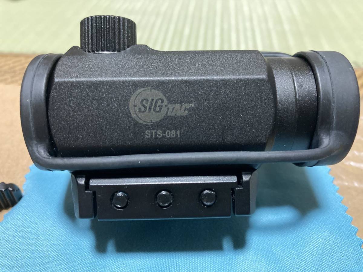 SIG SAUER 実物　ドットサイト　廃盤 レッドドットサイト STS-081 SIG ミニレッドドットサイト Mini SAUER Dot Red Sight STS081