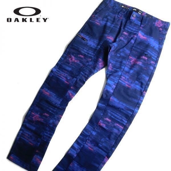 OAKLEY オークリー 新品 定1.4万 ゴルフ スカル 吸汗速乾 立体裁断 4WAYストレッチ パンツ スラックス 66V 34 FOA401634▲034▼out2978e
