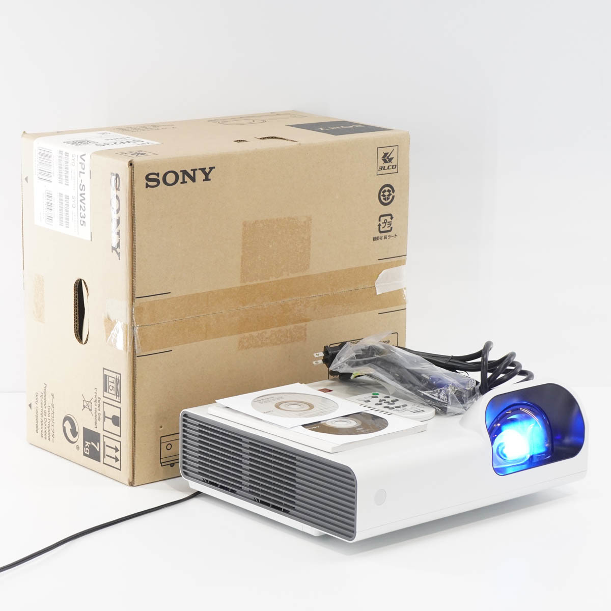 ランプ使用時間 8H SONYプロジェクターWXGA VPL-SW235 ランプ使用時間