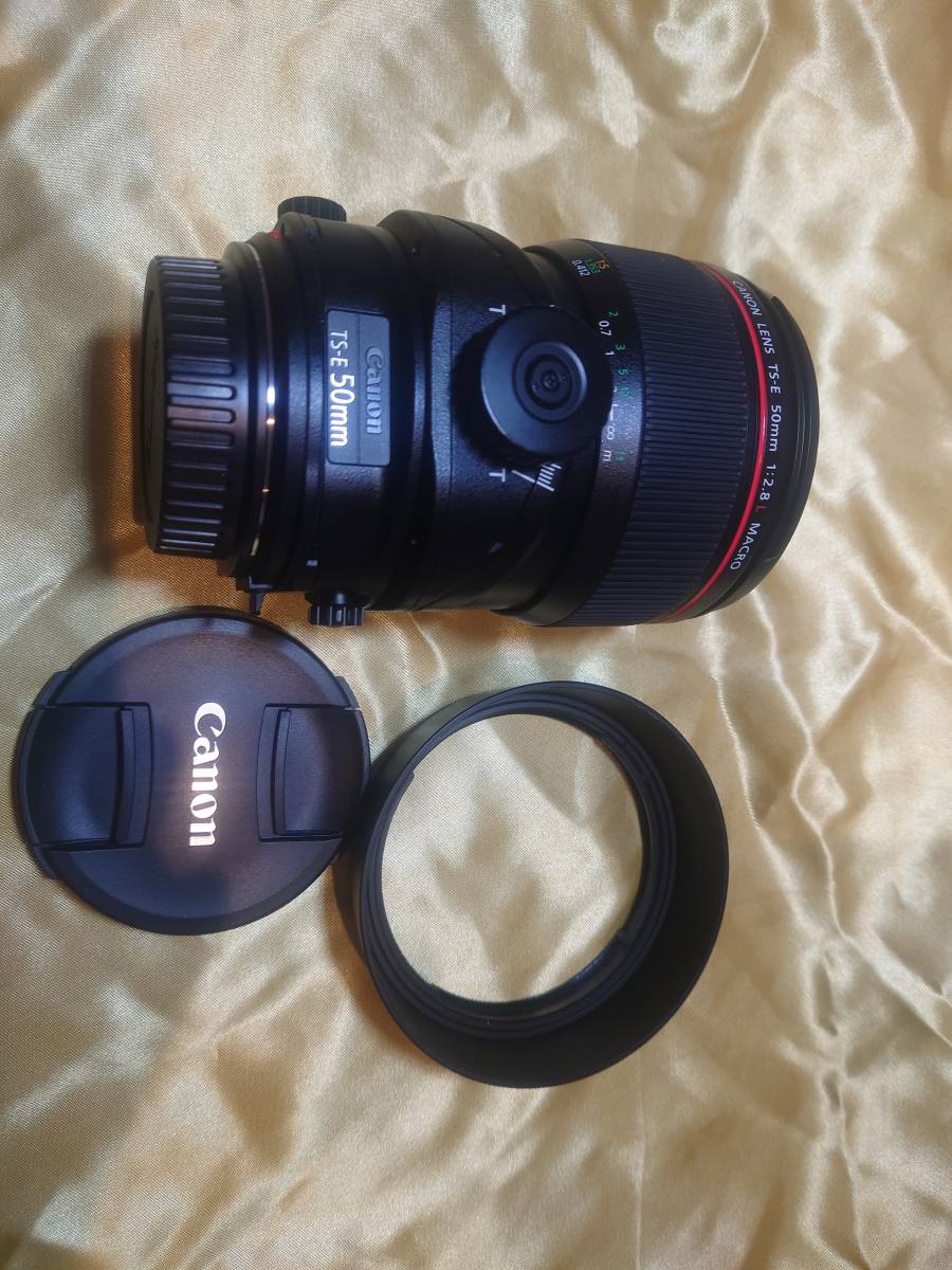 新品同様 ☆ CANON キヤノン TS-E 50mm F2.8L Macro ☆ 保証2022年3月まで ☆ Canon F2.8L TS-E50mm - マクロ（商品ID：4549292091984 Photography