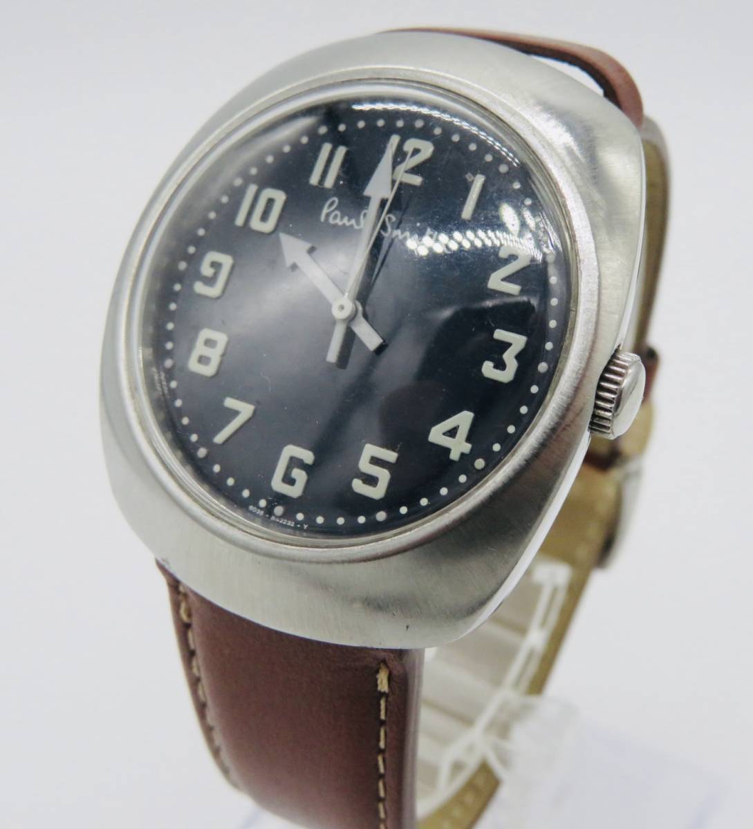 【腕時計】Paulsmith ポールスミス WATERRESIST 6038-H24326 TA 902552 GN-4-S 革ベルト メンズ 可動品 ファッション