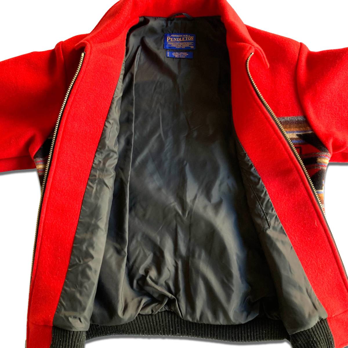 90s USA製 ペンドルトン ネイティブ柄 ウールジャケット S PENDLETON