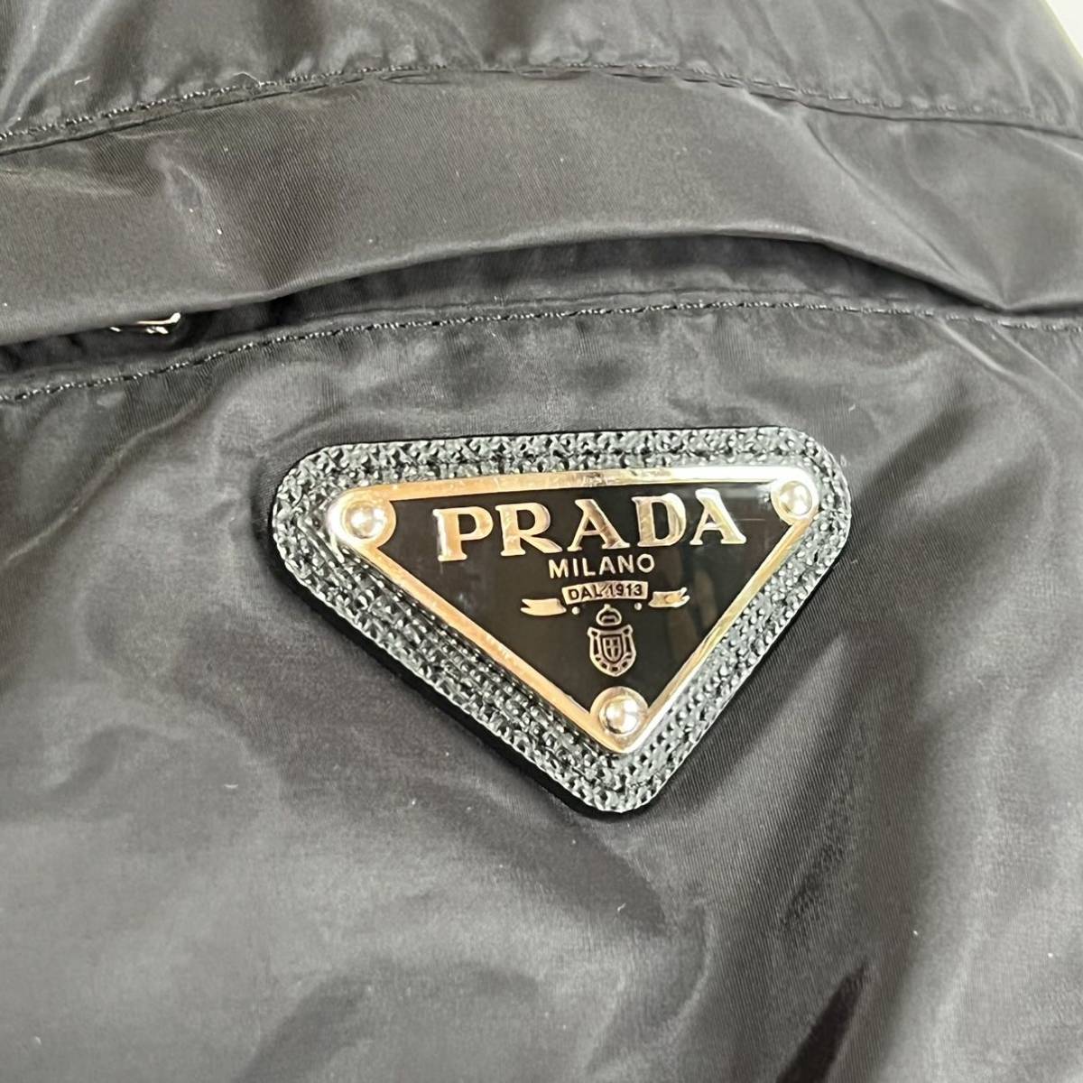 PRADA プラダ ナイロンジャケット 50サイズ L ナイロンパーカー　黒 PRADA プラダ ナイロンジャケット 1円〜プラダスポーツ高機能GORE-TEXPRADASPORTナイロン 公式 ジャケットの通販