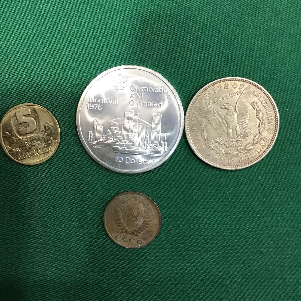 希少アメリカ カナダ ドル 古銭 コレクション整理品 遺品整理 記念硬貨　まとめ 外貨 記念硬貨 コレクター カナダ アメリカ ソ連 フィンランド 等 銀
