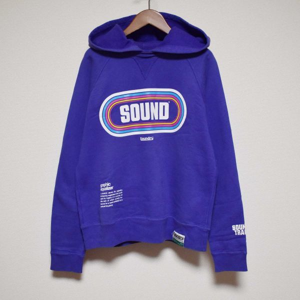 ランドリー LAUNDRY リバーシブル スウェットパーカー SOUND TRACK 