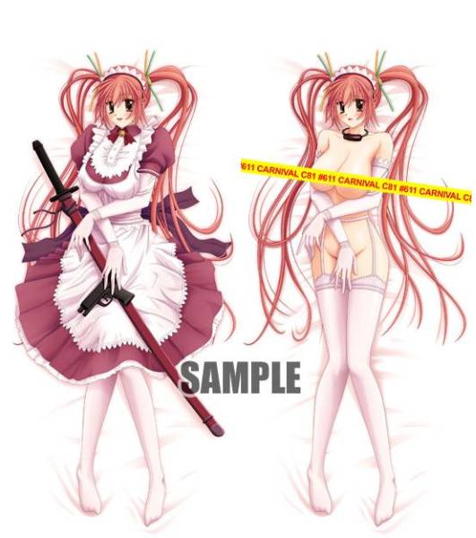 【正規品】上田メタヲ 抱き枕カバー C81 Carnival BLACK CYC 時原姫菜 抱き枕カバー（上田メタヲ