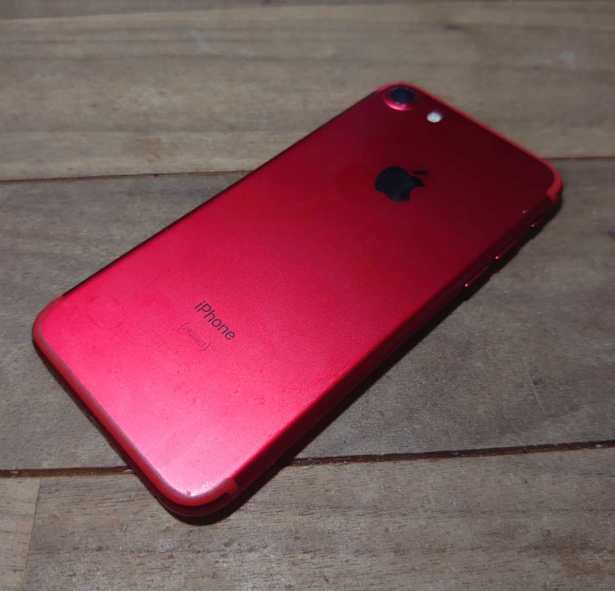 iPhone7本体プロダクトレッド ジャンク品1円スタート送料無料 iPhone7