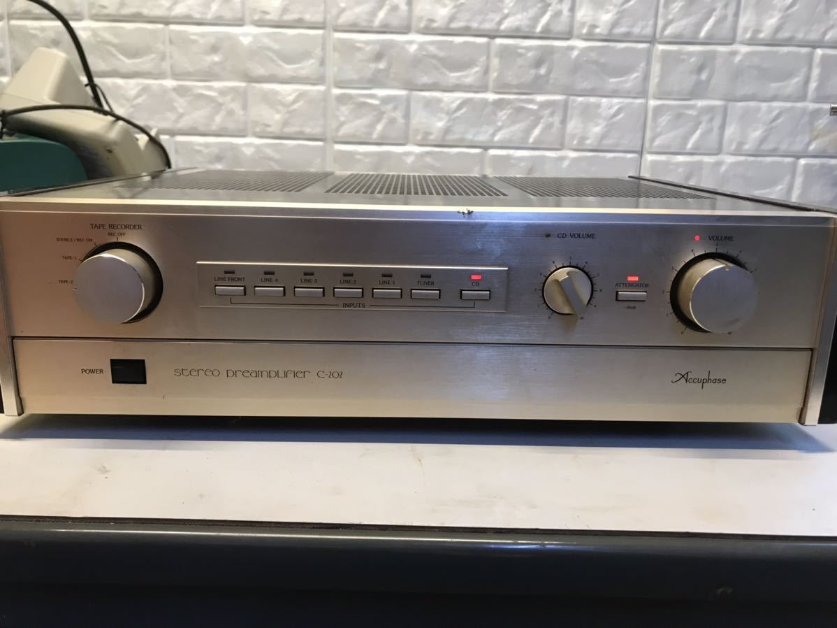 C-202 Accuphase アキュフェーズ プリアンプ オーディオ機器 中古 1円