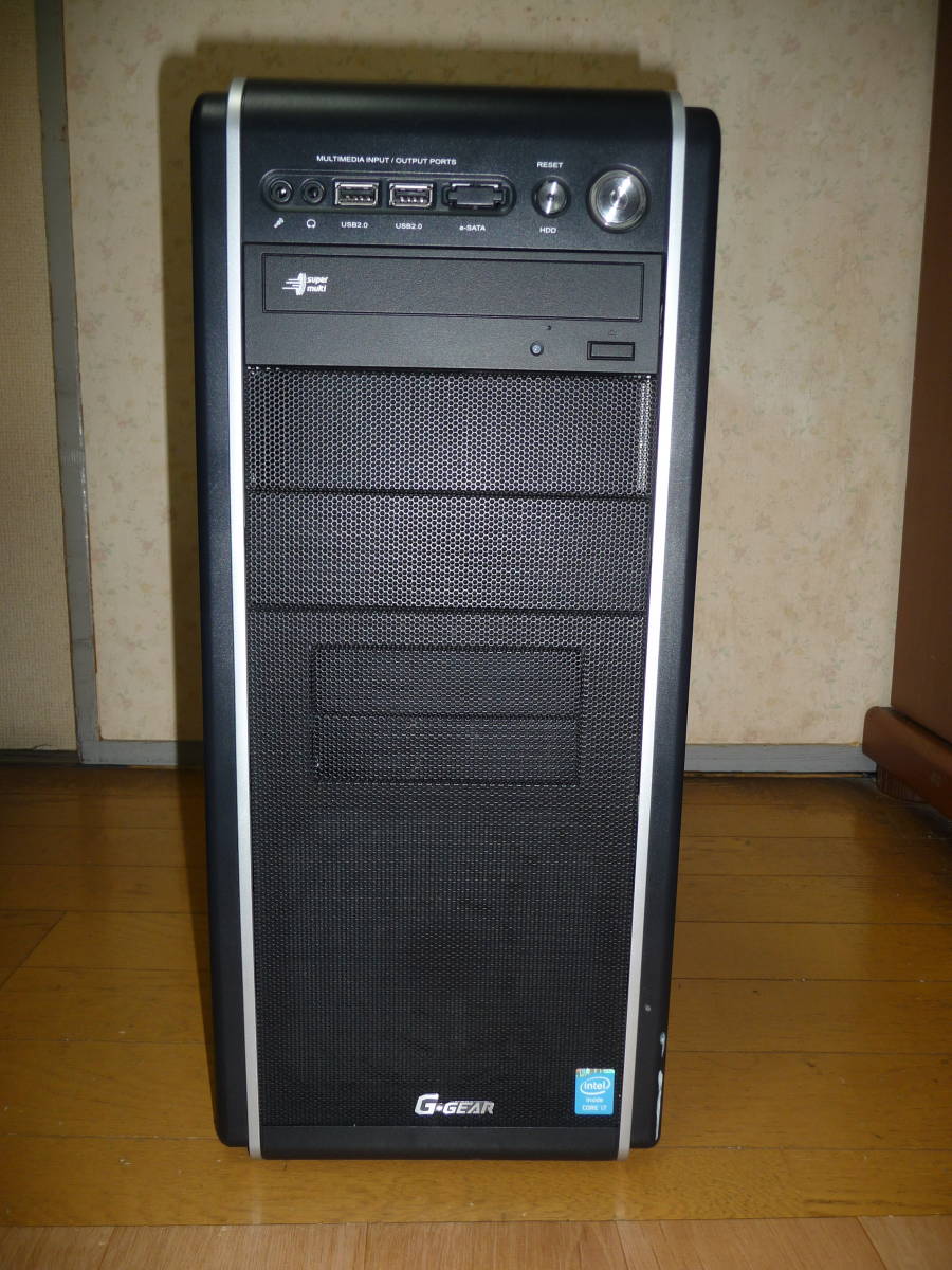 送料無料 大幅値下げ ツクモ G-Gear WIN10 Core i7 4770 メモリー8GB SSD 256GB HDD1TB
