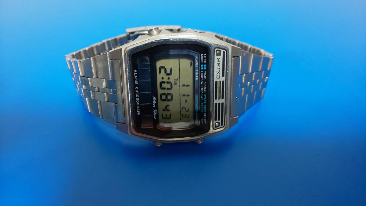 希少 セイコー デジタル クォーツ クロノグラフ A258-5000 良品 動品 