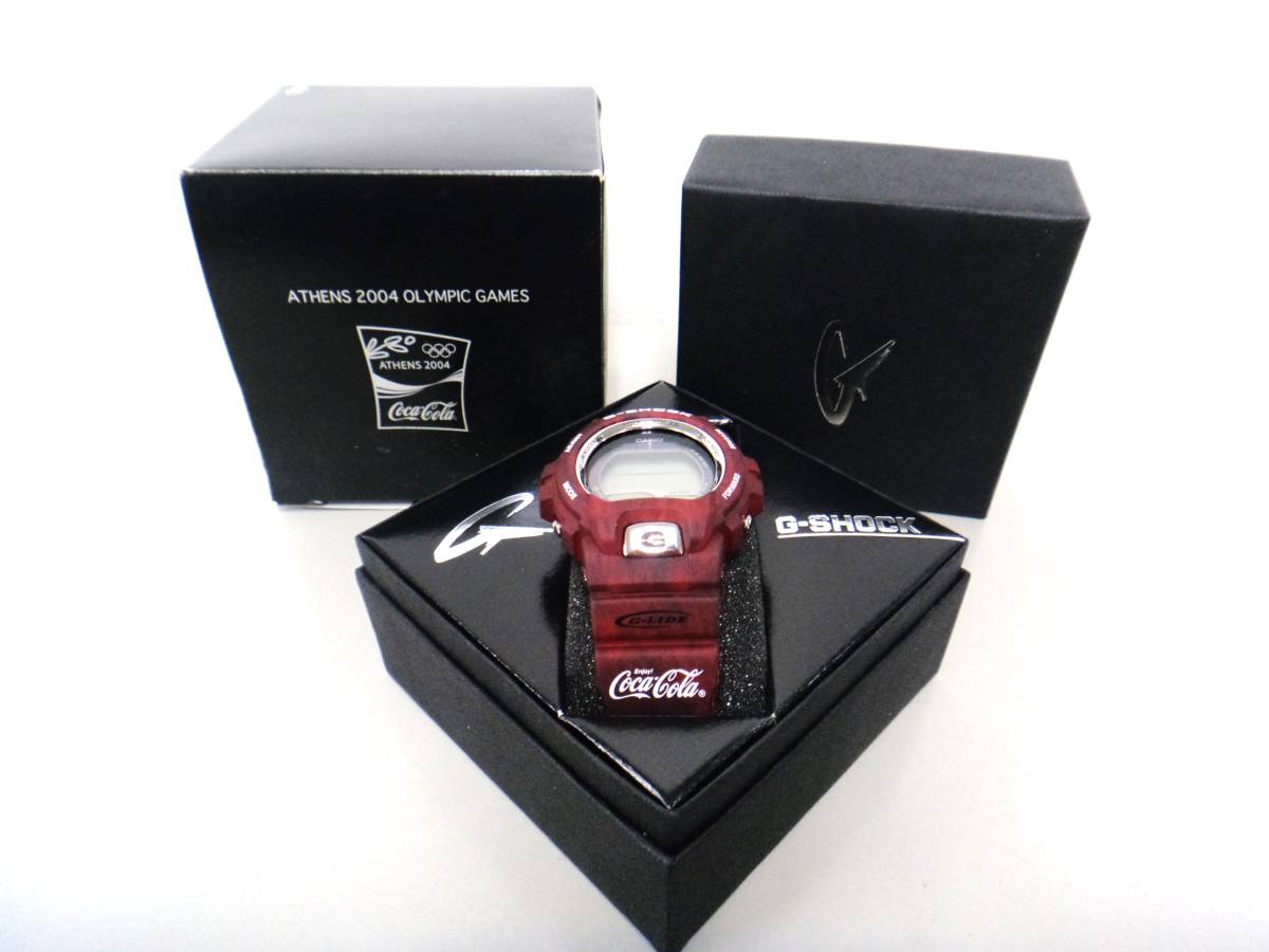 Y559 G-Shock コカコーラ2004アテネオリンピック抽プレ赤 GL-220 