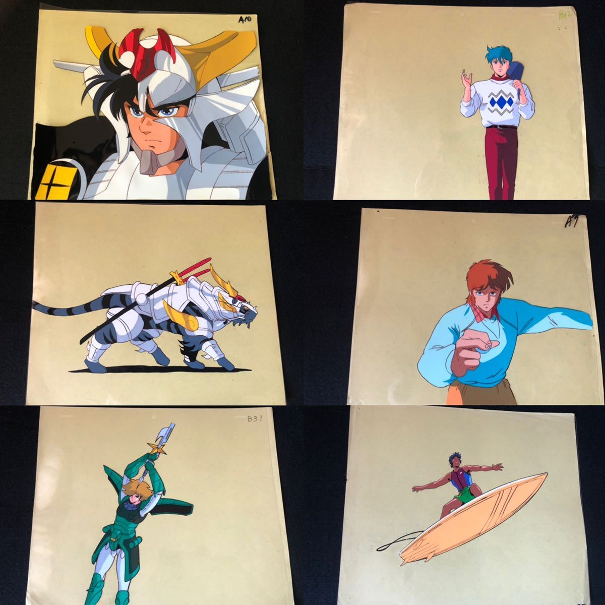 鎧伝サムライトルーパー セル画 - 原画 6枚セット Yahoo!オークション