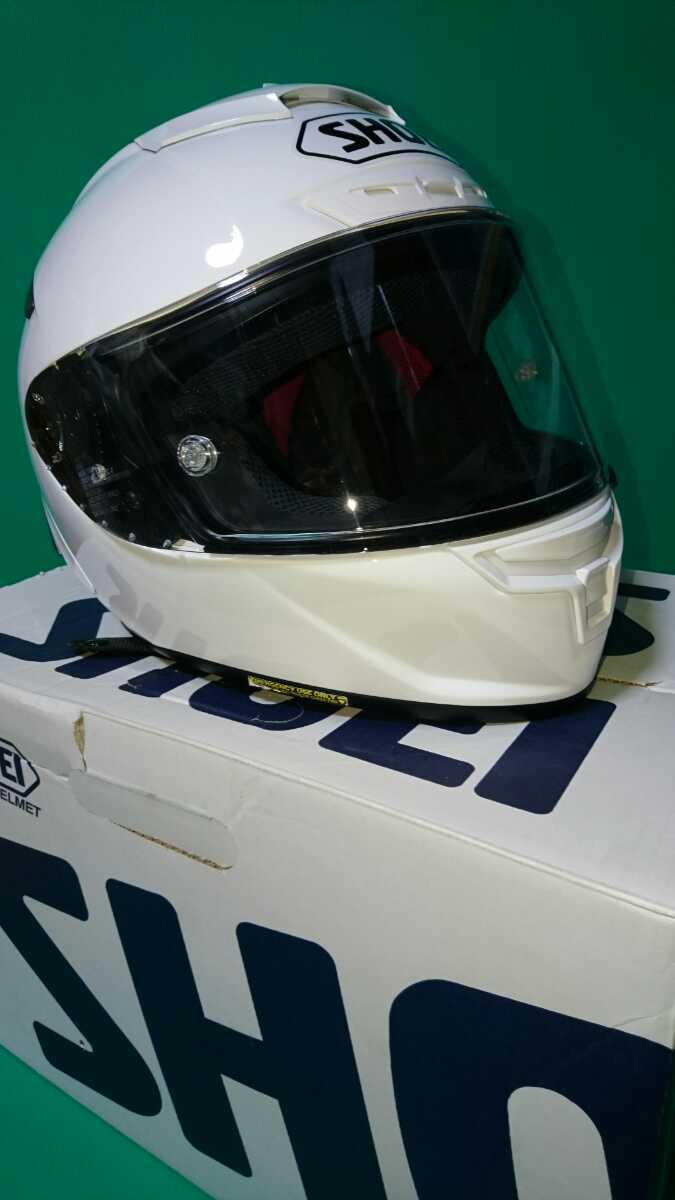 美品 SHOEI X-14 白 Sサイズ 予備スモークシールド・チークパッド付き 