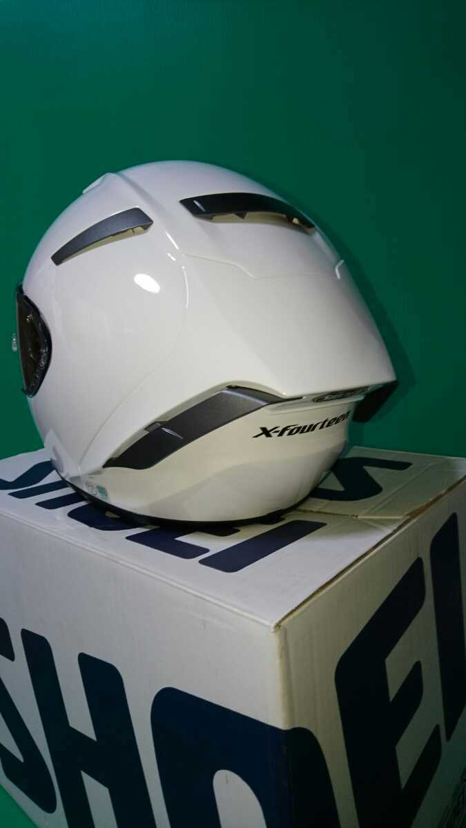 美品 SHOEI X-14 白 Sサイズ 予備スモークシールド・チークパッド付き 
