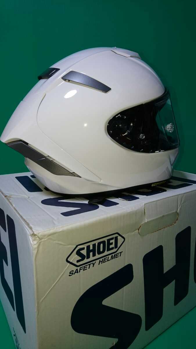 美品 SHOEI X-14 白 Sサイズ 予備スモークシールド・チークパッド付き 