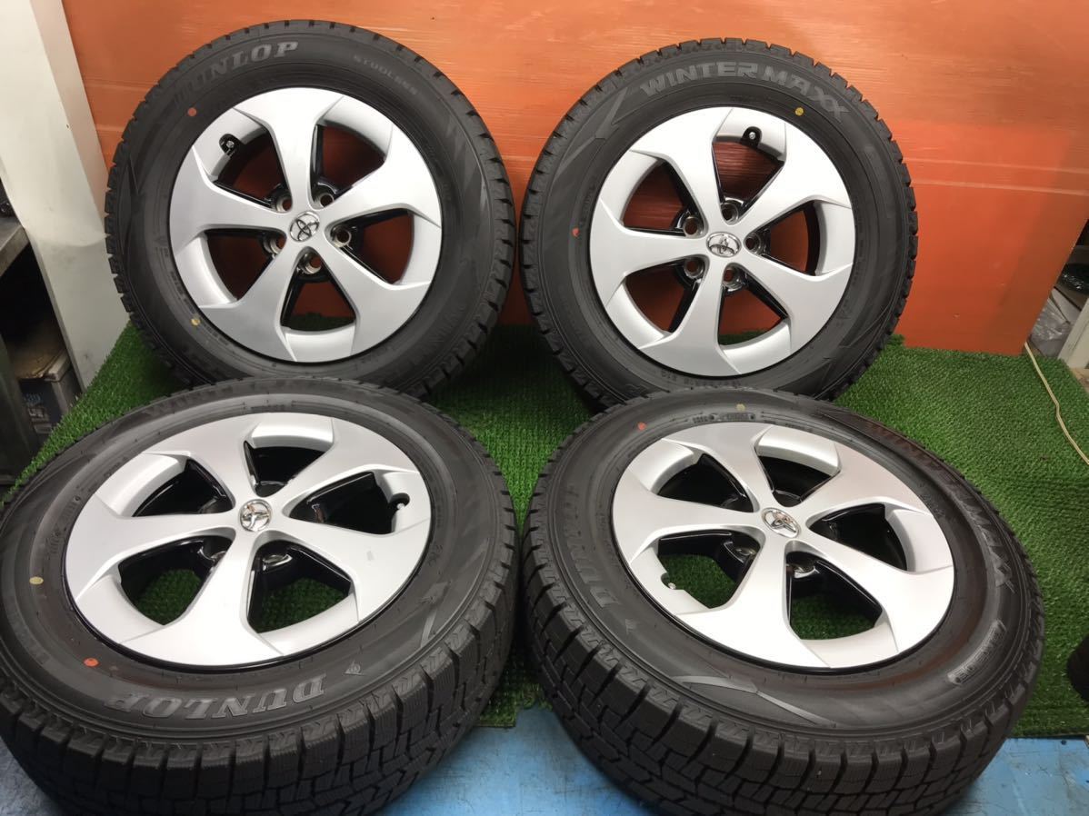 3a-79)冬195/65R15 ダンロップ Winter MAXX 9.5分山 プリウス30系 純正
