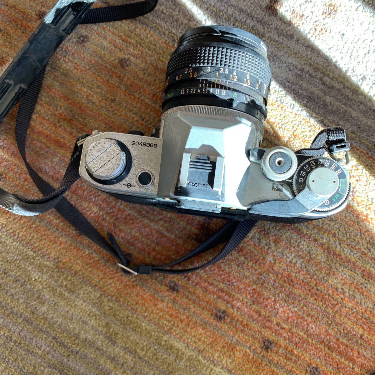 Canon AE-1 FD w⁄ 35mm SLR Camera 50mm Manual Focus film Film Lens f