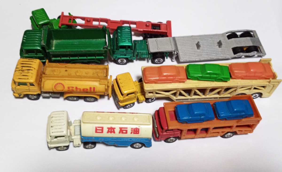 トミカ Tomica ミニカー ジャンク 当時物 レトロ アンティーク まとめ売り 日野 いすず タンク車 大型トラック トレーラー 日本石油 Shell トミカ 売買されたオークション情報 Yahooの商品情報をアーカイブ公開 オークファン Aucfan Com