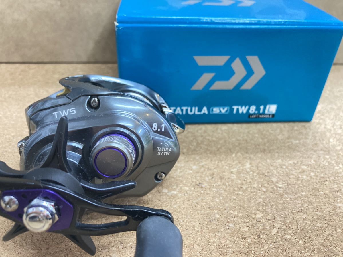 1円スタート ダイワ タトゥーラ SV TW 8.1 L ベイトリール 中古品 1円