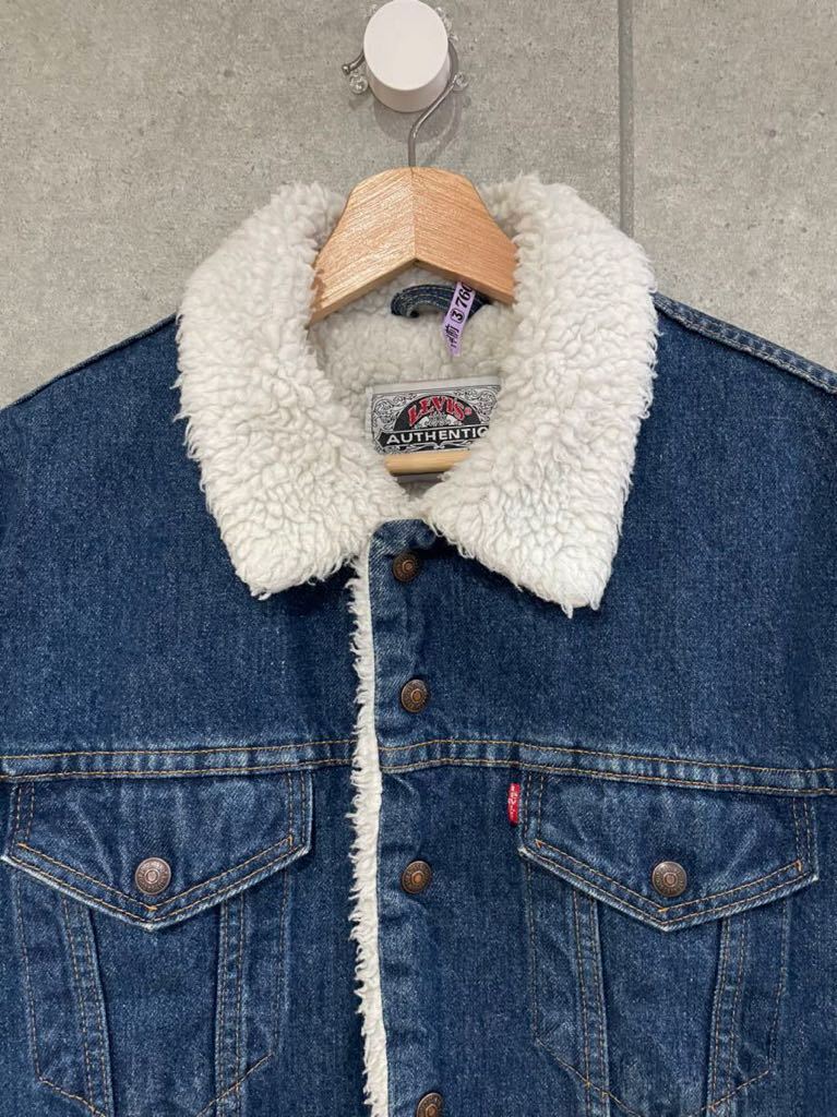 Levi's デニムジャケット サイズ40 usa製 秋冬 米国 USA製 Levi's Denim Jacket リーバイス 裏ボア デニム