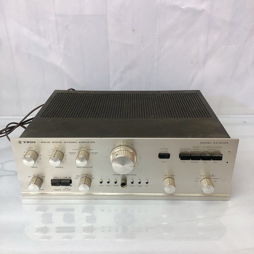 TRIO KA-5002 プリメインアンプ トリオ - 中古 AZ89 KA 動作未確認 TRIO KA-5002 プリメインアンプ トリオ - 中古 AZ89 KA 動作未確認