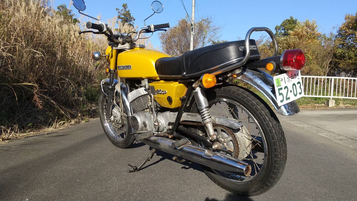スズキ GT250 1型 1971年 実動2スト 旧車 パラレルツイン 青煙 (126cc 