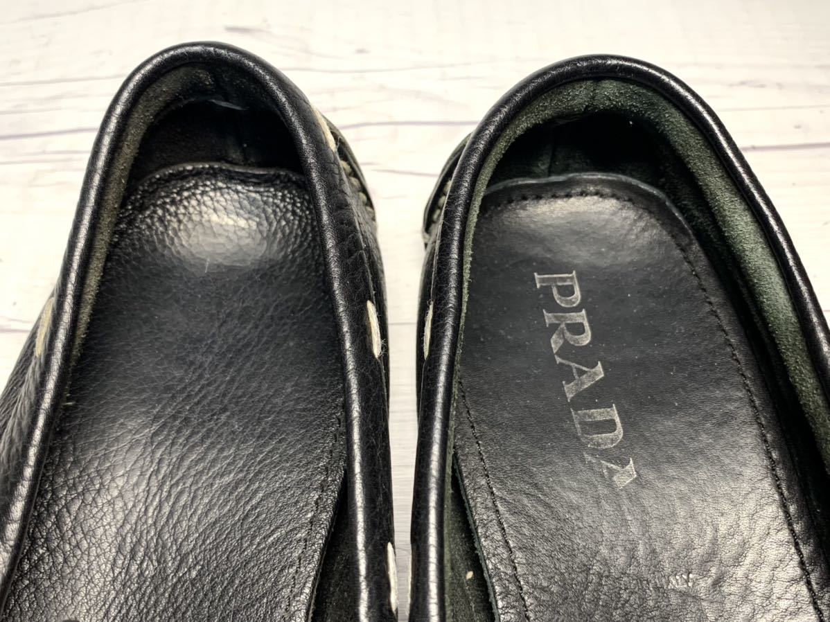 即決】☆箱保存袋付き☆ PRADA プラダ メンズ 25.5cm程度 7 即決】☆箱保存袋付き☆ PRADA プラダ メンズ 25.5cm程度 7