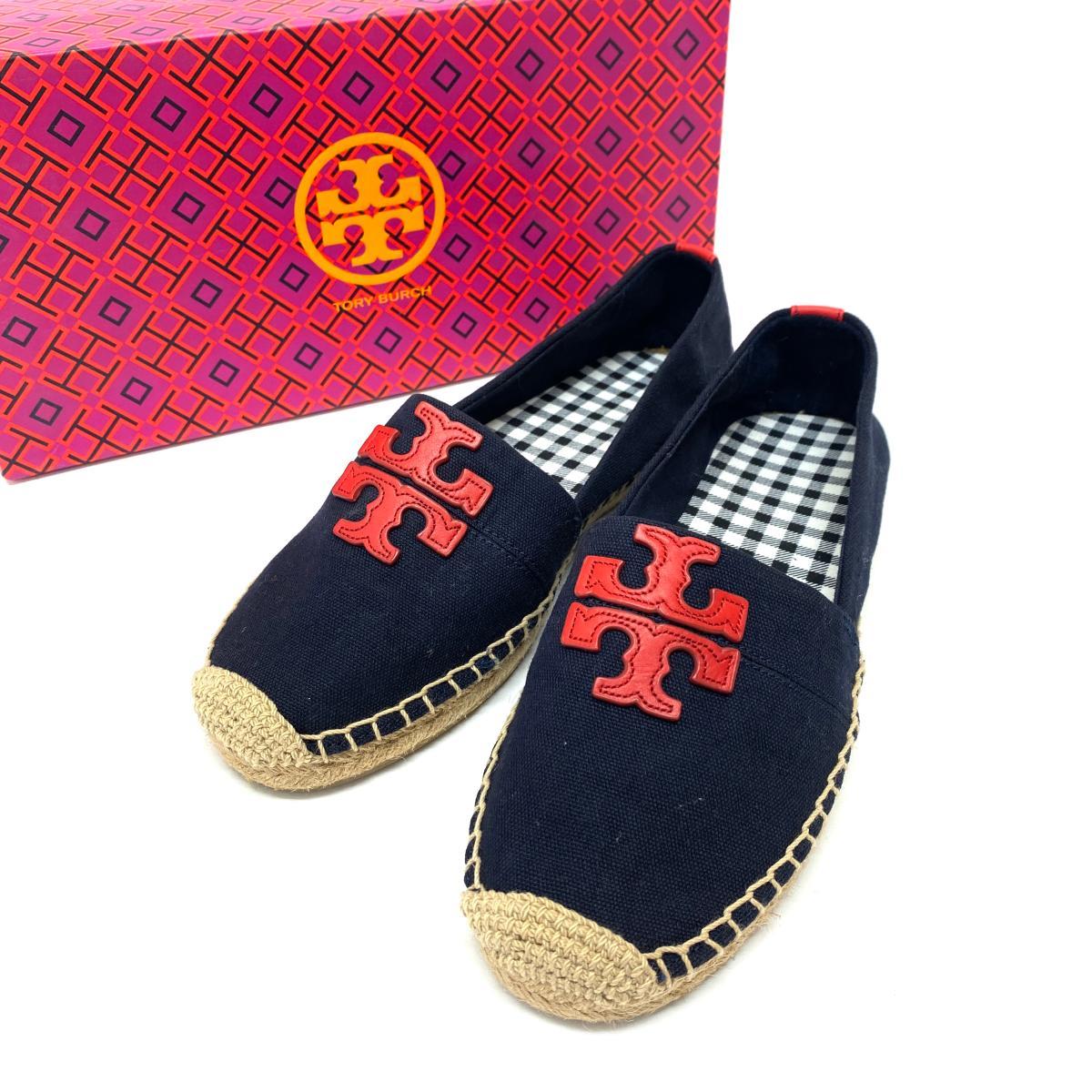 トートバッグ トリーバーチ キャンバス BURCH TORY キャンバストート 