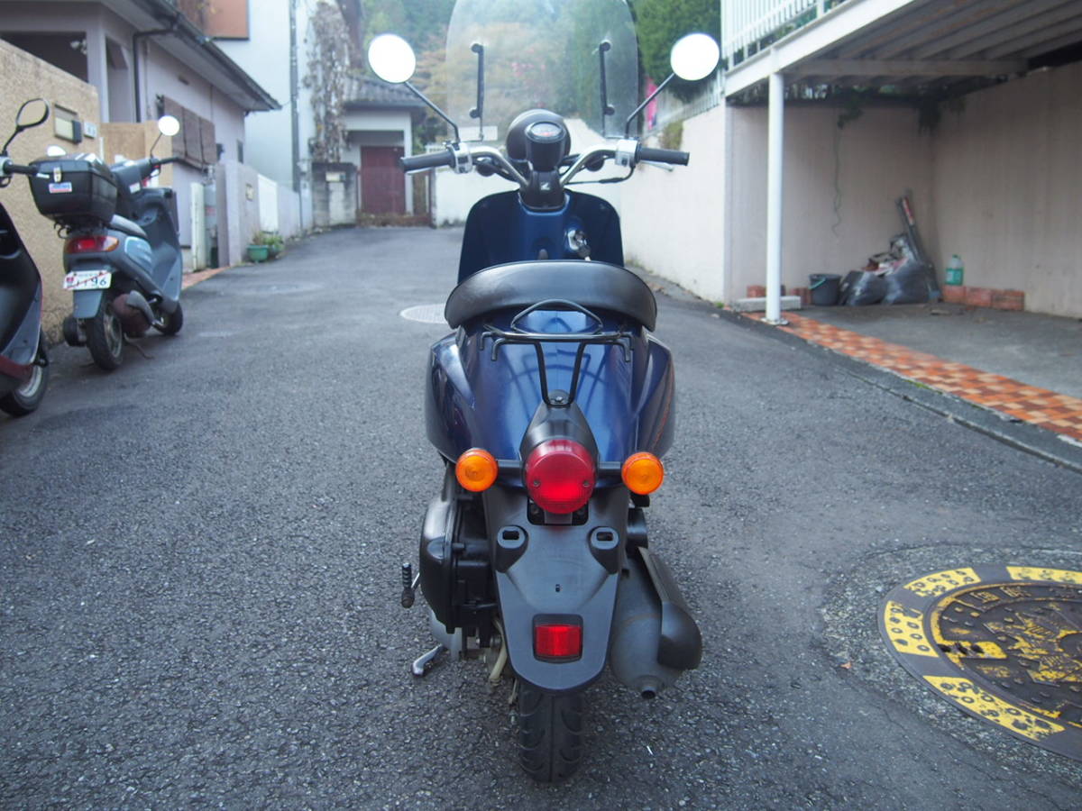ホンダ トゥデイ TODAY 実働車 紺 4スト50cc 風防付 AF61 現状販売 