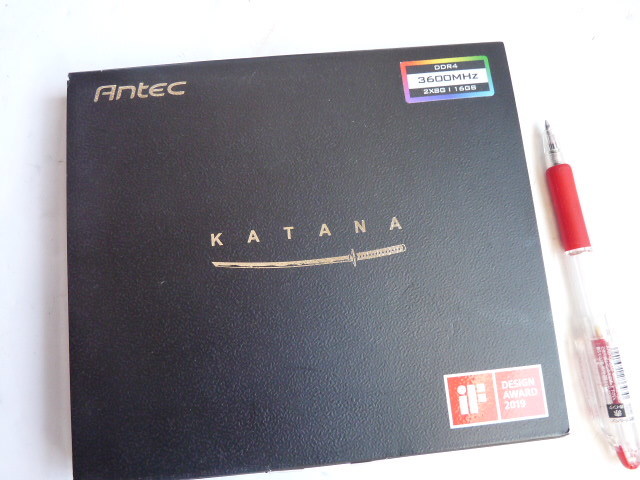 Antec Katana RGBメモリ 16GB(8GB×2）□ DDR4-3600(PC4-28800