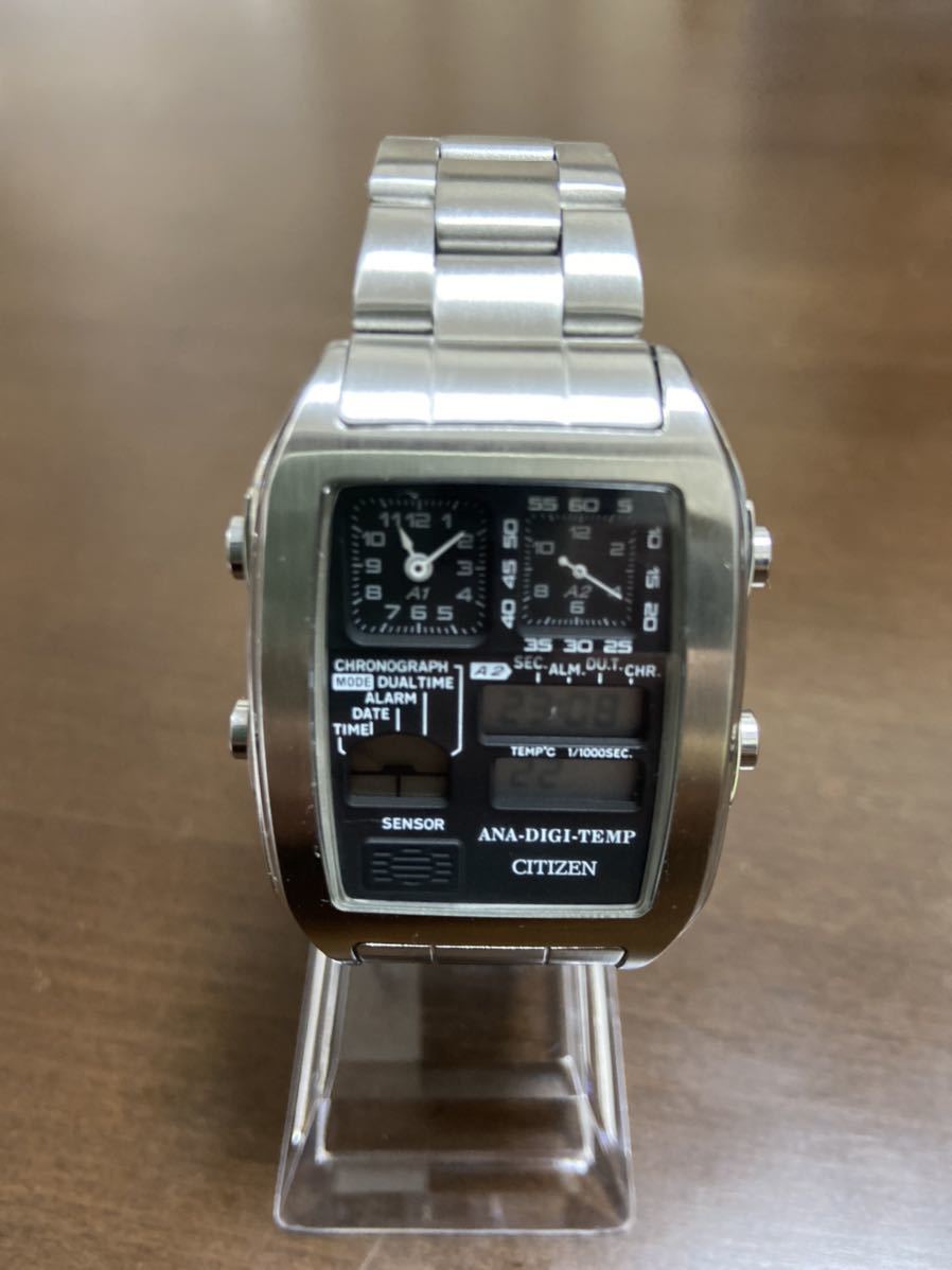 CITIZEN ANA-DIGI TEMPシチズン　アナデジテンプ　中古 RECORD LABEL シチズン アナデジテンプ レコードレーベル CITIZEN ANA