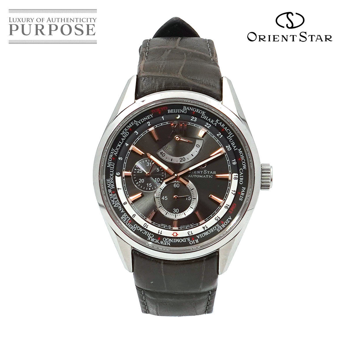 1円□ オリエントスター ORIENT STAR パワーリザーブ JC01-C1-B 