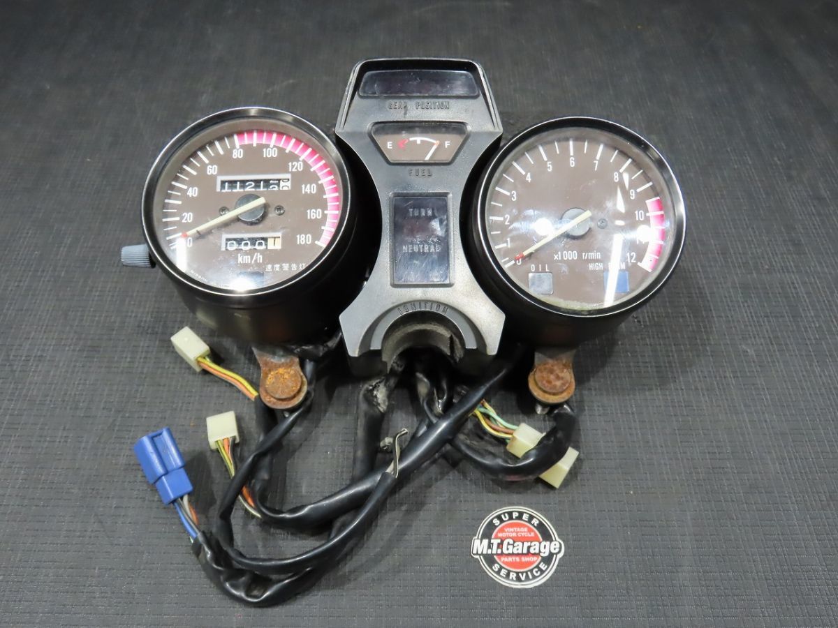 SUZUKI/スズキ GSX400E ゴキ メーターASSY ※レストアベース【080】 TYB 