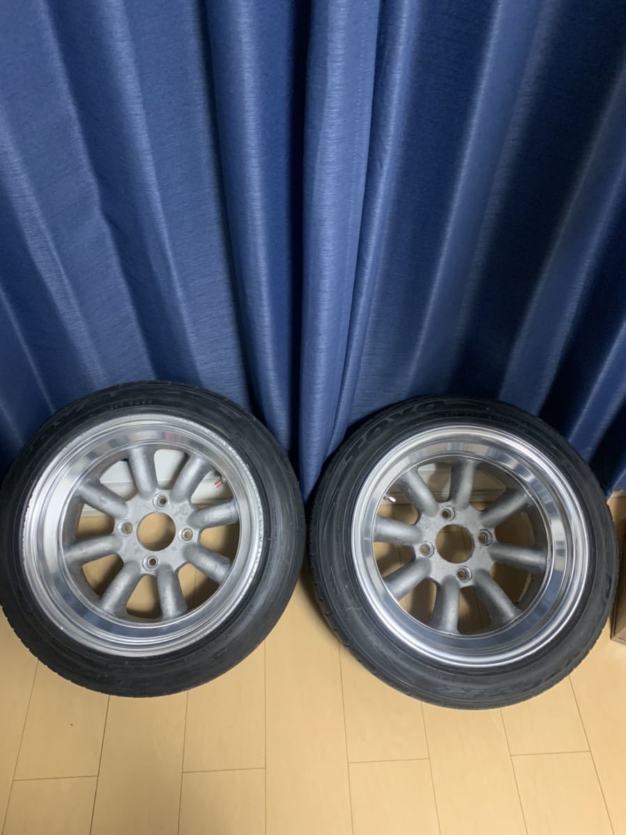 RSワタナベ 旧タイプ 15インチ R 8.5J 2本 旧車 ハコスカ 