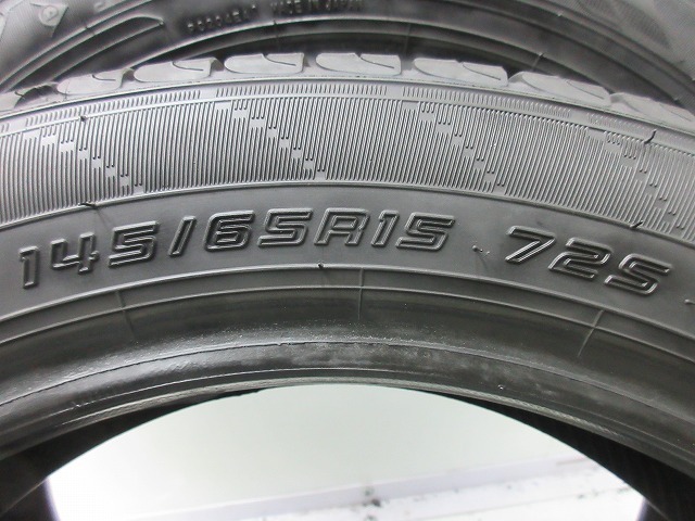 145-65R15 8.5分山 ダンロップ エナセーブEC204 2020製 中古タイヤ【2本】送料無料(M15-9559） ダンロップ EC204 エナセーブ ec204 低燃費 中古