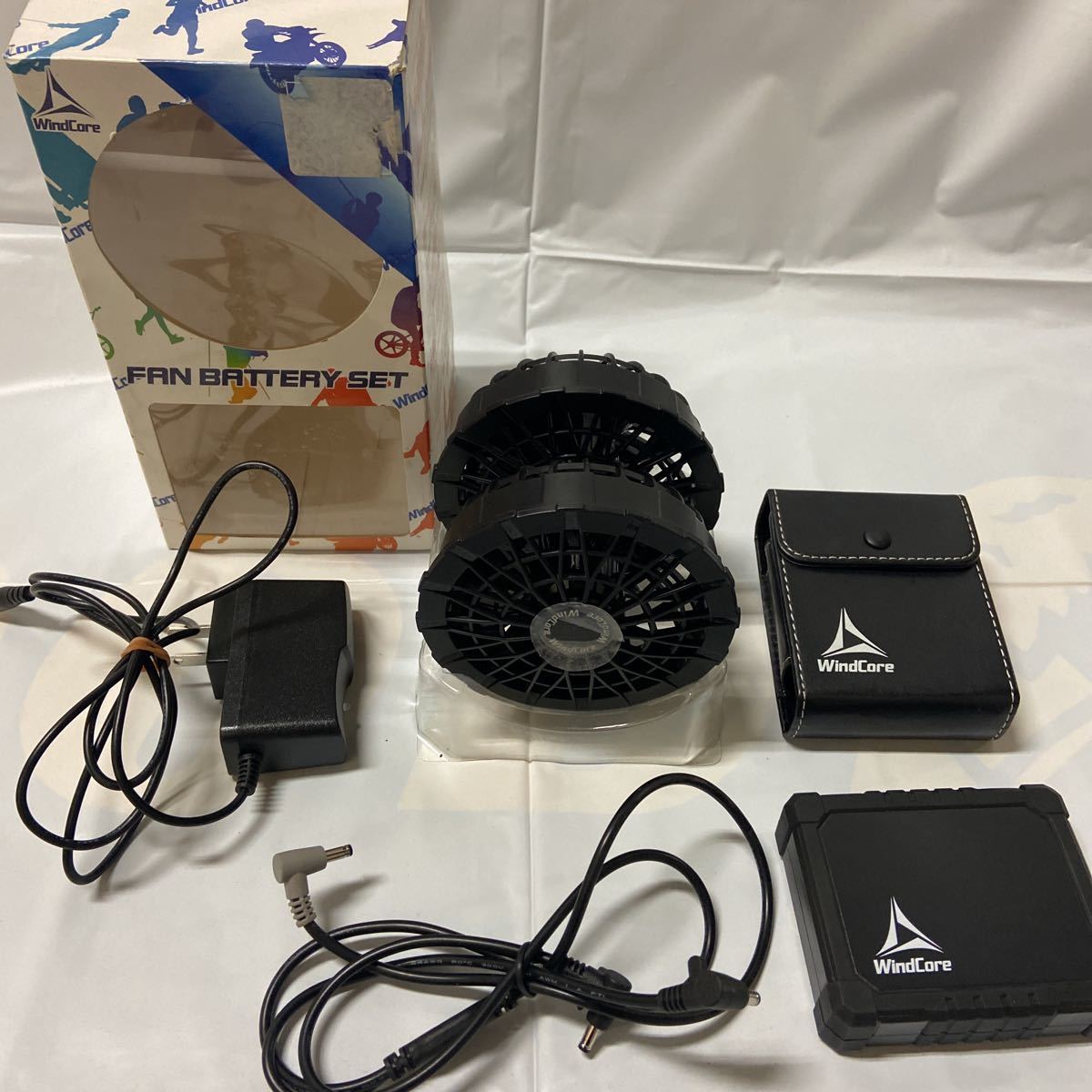 美品　ワークマン　WindCore 空調服　バッテリー　ファンセット　WZ 新品未使用 ワークマン 空調服 WindCoreバッテリーセット WindCore